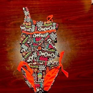 Justice, girls bikini, tankini, 2 piece, swimwear, bathing suit